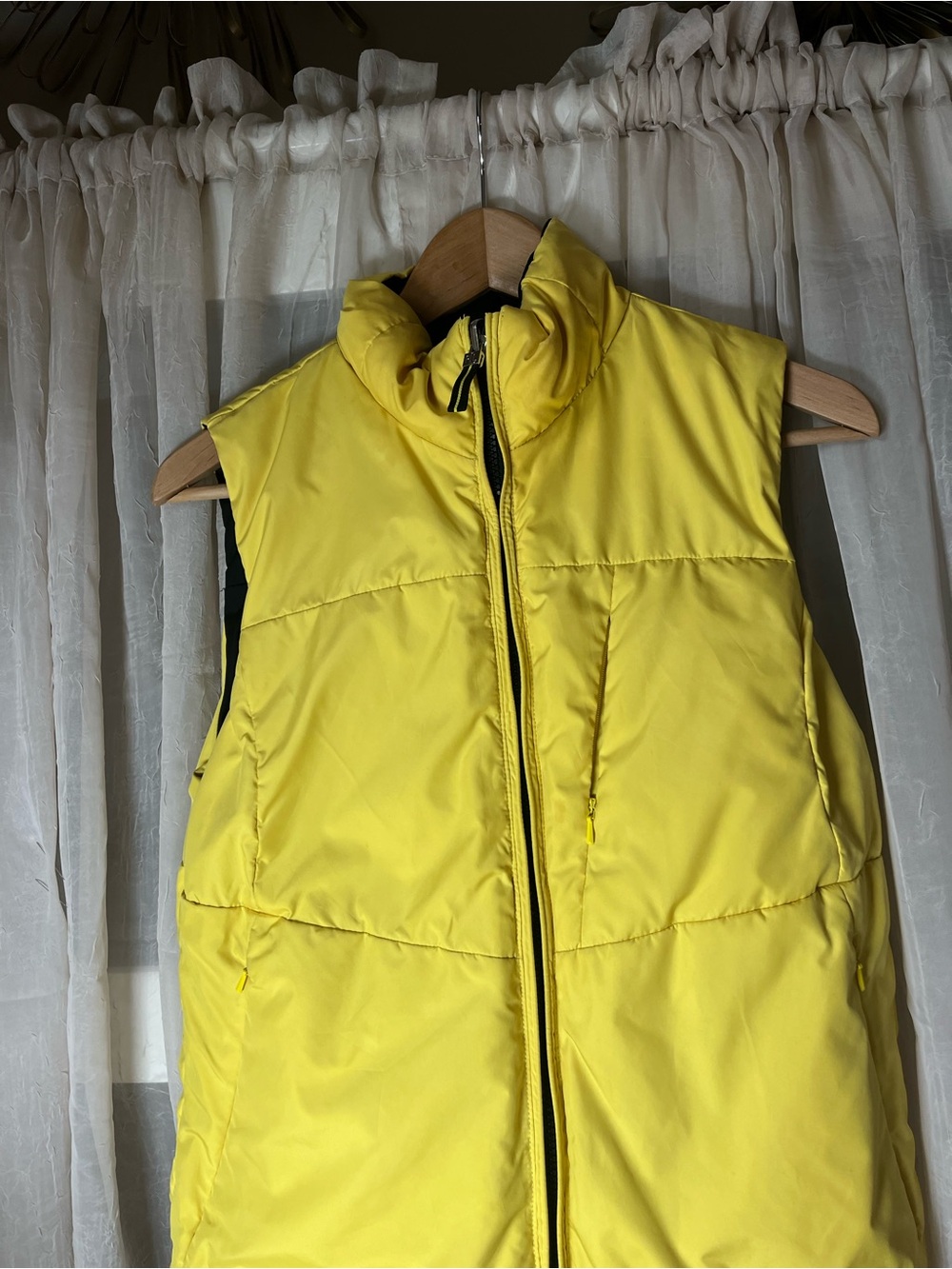 Polo by Ralph Lauren Yellow Puffer Vest Reversible